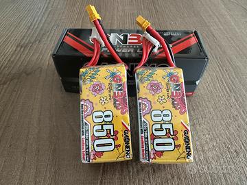 2 BATTERIE LIPO GNB 4S 850mah