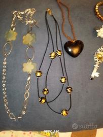 lotto o separate collane anelli bracciali ecc