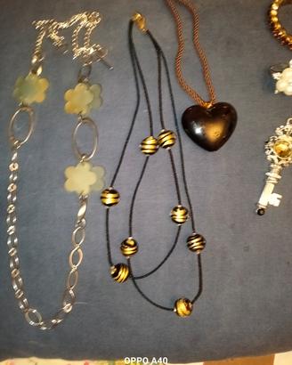 lotto o separate collane anelli bracciali ecc