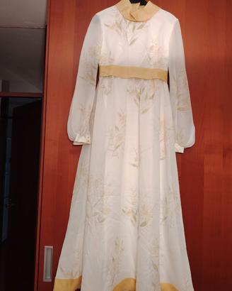 Vestito vintage sartoriale anni 70