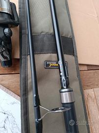 Canna Fox Warrior S 12ft 3lb+ fodero e mulinello