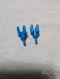 lego coppia  lanterne blu galeone mini figure 