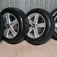 4 Cerchi MAK Stadt Silver+gomme Pirelli 225/55R17