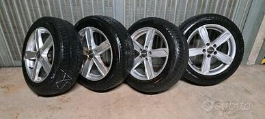 4 Cerchi MAK Stadt Silver+gomme Pirelli 225/55R17