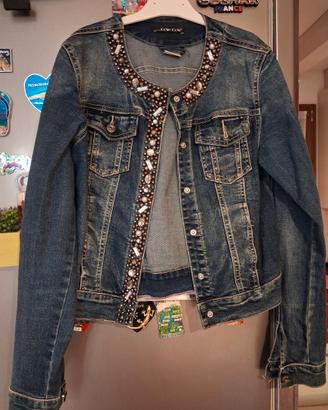 giubbino jeans taglia 40
