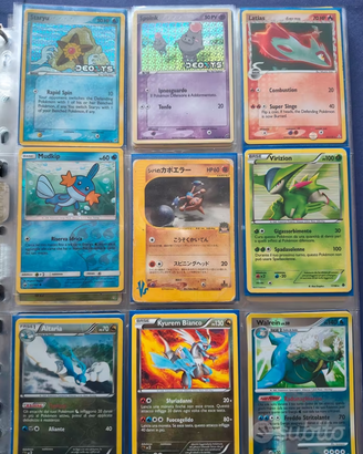 37 carte Pokemon holo reverse di vari set