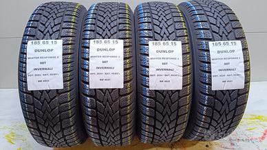 4 GOMME 185 65 15 DUNLOP INV RIF4531