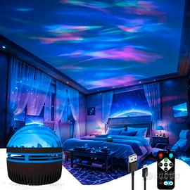 Lampada LED luce effetto stelle aurora boreale 