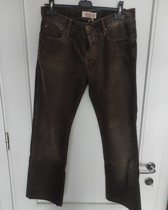 Pantaloni uomo guess luxury tg.32/46 marroni