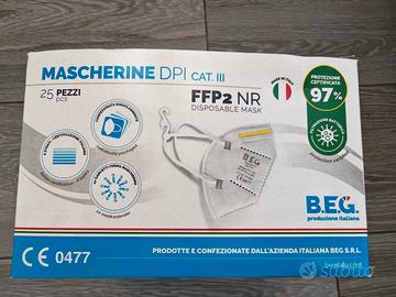 Mascherine ffp2 25 pezzi mai aperte