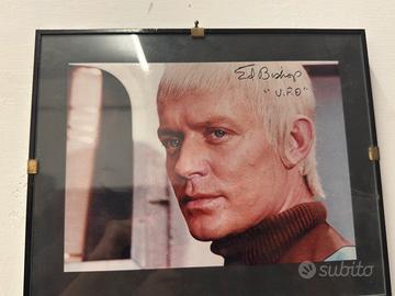 📸 FOTO AUTOGRAFATA ORIGINALE “ED BISHOP” “UFO”