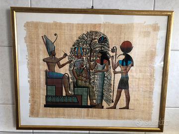 Quadro - papiro con cornice