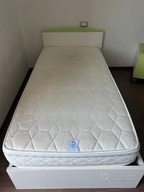 letto singolo + libreria gratis