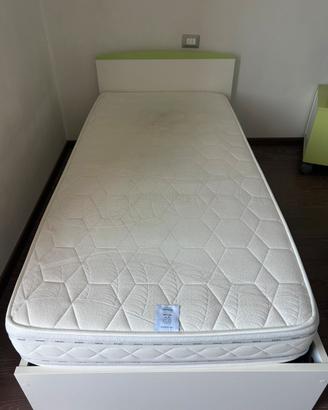 letto singolo + libreria gratis