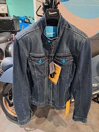 Giacca Vespa da Uomo in Denim con Protezioni