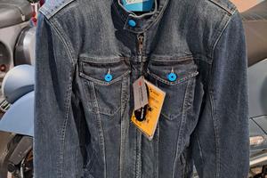 Giacca Vespa da Uomo in Denim con Protezioni