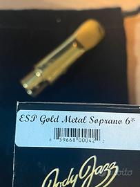 Becco sax soprano Jody Jazz  6* ESP GOLD