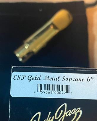 Becco sax soprano Jody Jazz  6* ESP GOLD