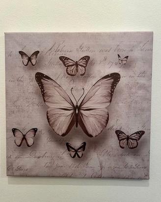 Quadro "Farfalle in volo" Originale Nuovo