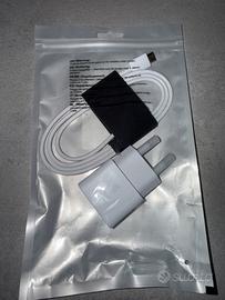 Caricabatterie Superveloce USB C 25 W e Cavo USB C