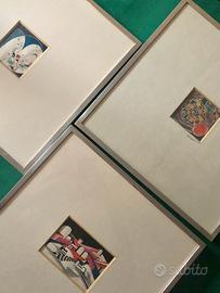 Disegni quadri “Kugan” 1974 vintage raro