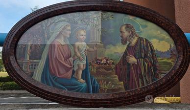 Quadro capoletto Sacra Famiglia primi 900
