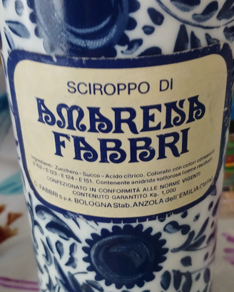Bottiglia Fabbri da collezione