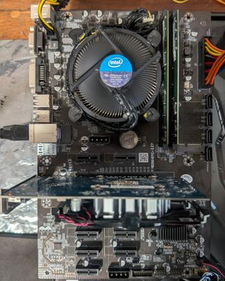 CPU Intel i7 + dissipatore+ Scheda madre B250