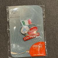 Spilla olimpiadi Torino 2006 coca cola live olympi