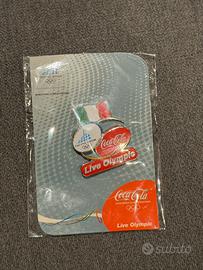 Spilla olimpiadi Torino 2006 coca cola live olympi