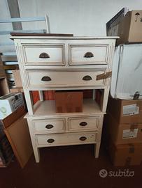 Letto + 2 comodini stile boho chic