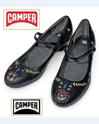 Scarpe Mary Jane Ballerine Camper Twins n.37 pelle