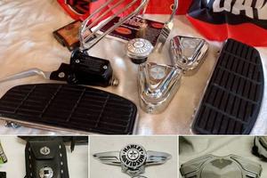 tappo portapacchi pompa freno fregi softail harley