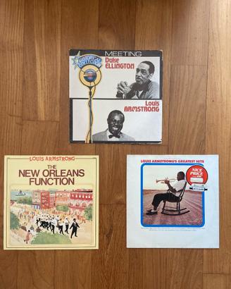 Lotto 3 Vinili LP Jazz - Armstrong
