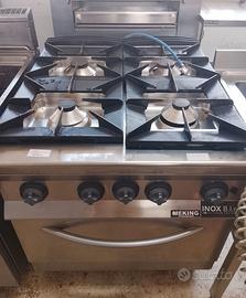cucina 4 fuochi a gas
