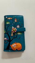 Portafoglio grande gatti