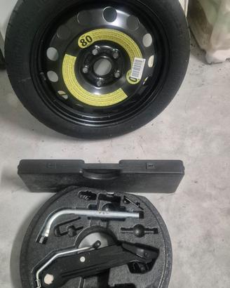 Ruotino da 16 e kit vw golf 6