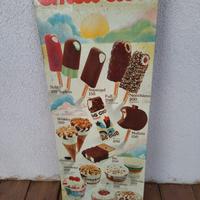 Tabella Pubblicitaria Metallo Gelati CHIAVACCI 