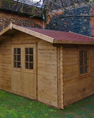 CASETTA DI LEGNO JOOST 312x312x245h SPESS.40 mm