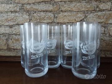 bicchieri vintage Lipton thè 