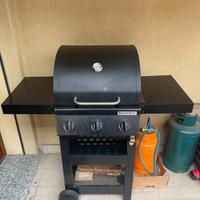 Barbecue a gas NATERIAL 3 bruciatori