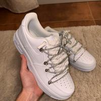 nike air force 1 custom lacci swarovski