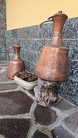 Coppia di anfore in rame vintage – altezza 50 cm