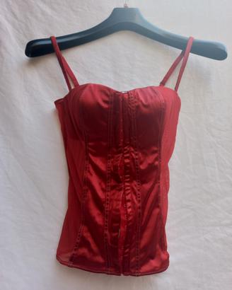 Corsetto bustier Intimissimi rosso vibrante,t. S/M