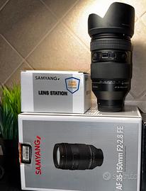 Samyang 35-150 f 2/2.8 x Sony + Lens Station