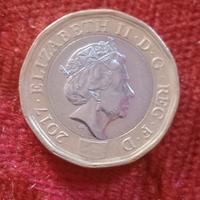 Moneta  One Pound  Elizabeth 2017
