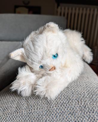 Raro Gatto Peluche JOCKLINE Vintage Anni 80 