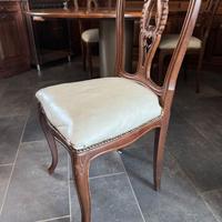 6 sedie da cucina o sala in noce