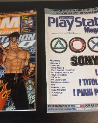 Riviste vintage Play Station + 2 Game Machine