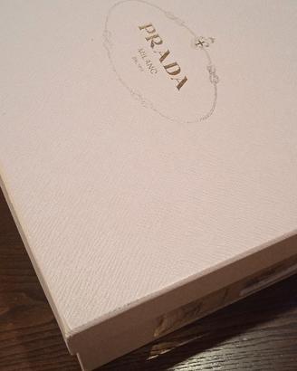 SCATOLA SCARPE PRADA + SACCA